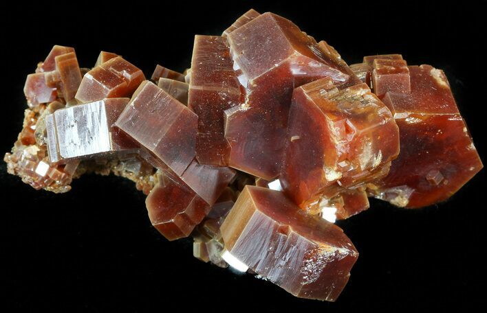 Large, Ruby Red Vanadinite Crystals - Morocco #42164